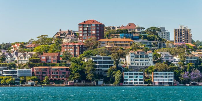 Sydney City Skyline - Point Piper mansions