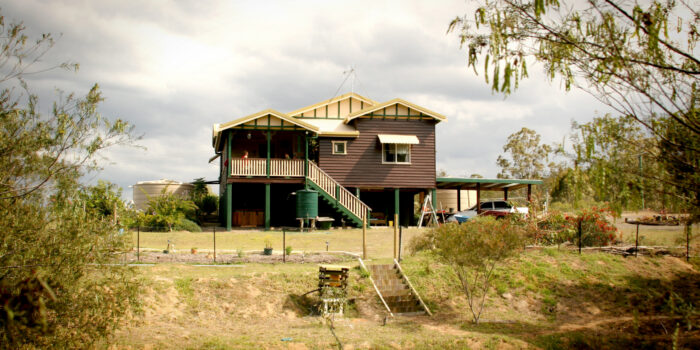 Typical Australian house in Queensland.